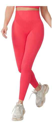 Leggins Básicos Dif Colores De Moda T Unica Tela Acanalada