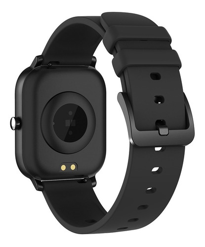 Imagen 2 de 3 de Smartwatch Colmi P Series P8 1.69" caja de aleación black, malla black de silicona