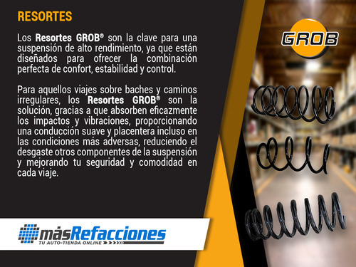 Par Resortes Suspensión Delanteros 206 De 2000 A 2007 Grob