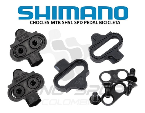 Imagen 2 de 7 de Calas Chocles Shimano Sh51 Spd Pedal Bicicleta Y Spinning