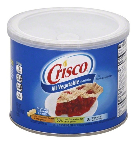 Manteca Vegetal Crisco 453g Importada