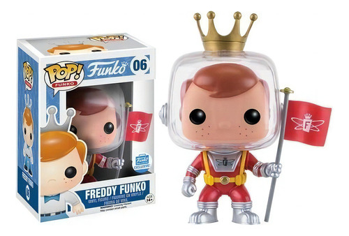 Funko Pop Freddy Funko #06 Limited Astronaut Rojo Exclusivo