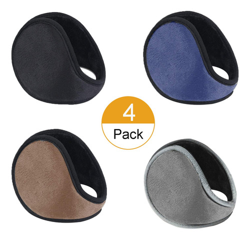 Orejeras De Forro Polar Unisex, Plegables, Para Invierno,