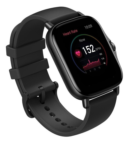 Smartwatch Amazfit Fashion GTS 2 1.65" caja de aleación de aluminio midnight black, malla midnight black de silicona A1969