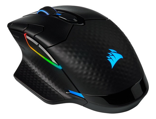 Imagen 1 de 2 de Mouse gamer recargable Corsair  Dark Core RGB Pro negro