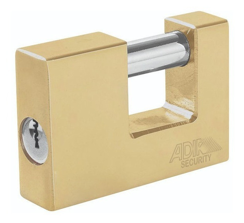 Candados Cortina Adir 259 Máxima Seguridad 2 Piezas Color Dorado
