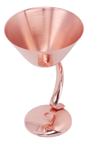 Copa De Martini De Acero Inoxidable, 150 Ml, Chapada En Cobr
