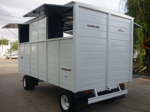 Imagen 15 de 25 de Acoplado Trailer 6 Cheques Cerrado Taller Rodante 3.5 Mts