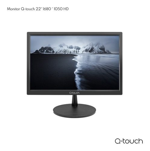 Imagen 2 de 7 de Monitor Led 22 Qtouch Qt-2200 Hd 2022 Garantia
