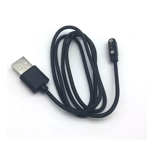 Cargador De Cable Para Reloj Inteligente 2pin Para R30pro R5 Negro 3mm
