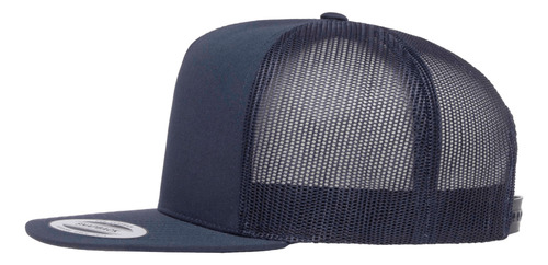Gorra Vaquera Toro Skull Flexfit 6006 Yupoong Classics Azul Marino Unitalla