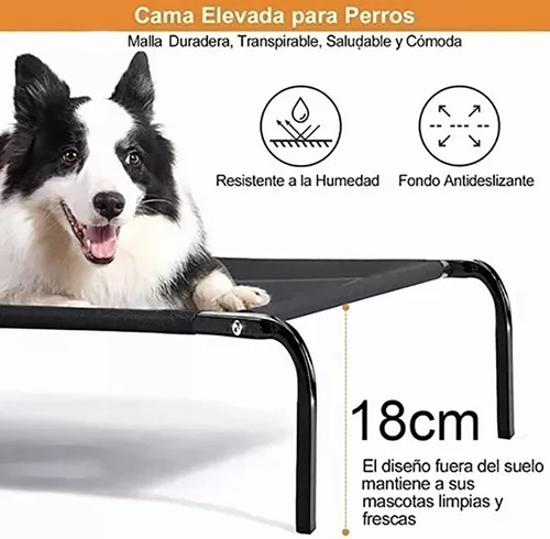 Cama Elevada Para Perro Cuna Portátil Para Mascotas Grande