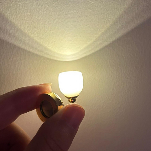 Lámpara De Pared A Escala 1: 12, Modelo De Lámpara De