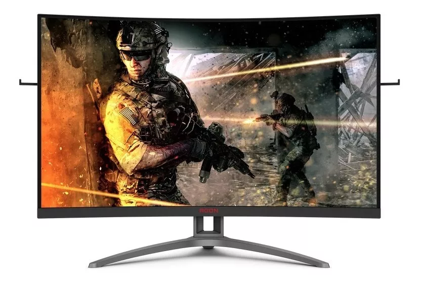 Monitor Gamer Agon Ag323Fcxe 31.5 Curvo 165Hz Preto