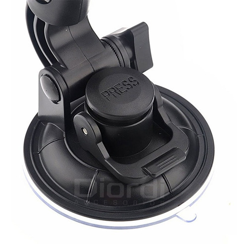 Imagen 4 de 7 de Soporte Succión Para Auto 9cm Gopro Hero Black 9 8 7 6 5