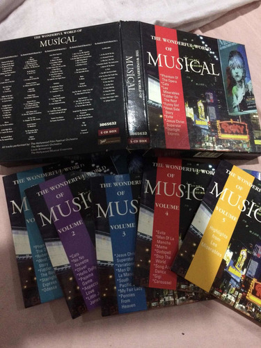 Caixa De Cds The Wonderfull World Of Misical