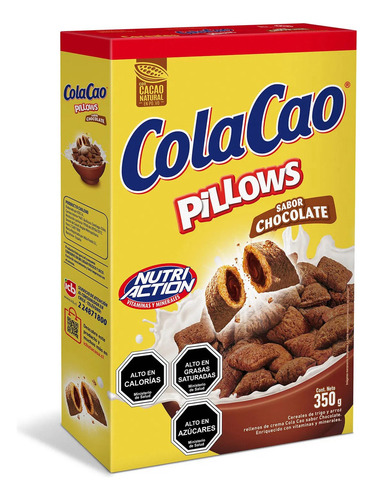 Pack 3 Cereal Pillows Chocolate Cola Cao 350g