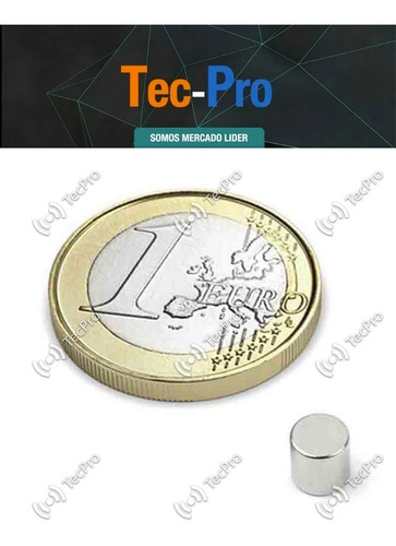 Imagen 3 de 9 de 50 Imanes De Neodimio 5x5 Mm Super Potentes