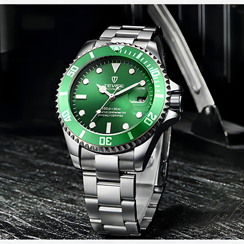Reloj mecánico automático Tevise Calendar para hombre