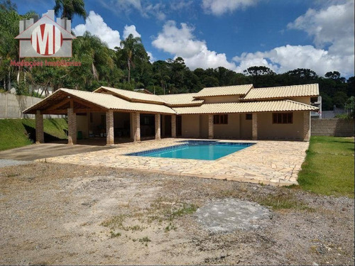 Imagem 1 de 30 de Linda Chácara Com 2 Suítes, Salão De Jogos, Área Gourmet, Piscina Com Prainha, À Venda, 1000 M² Por R$ 450.000 - Zona Rural - Pinhalzinho/sp - Ch0888