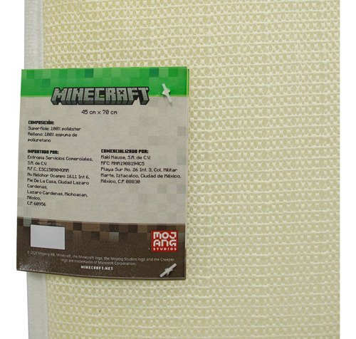 Tapete De Foam De Minecraft 70 Cm 45 Cm Minecraft Verde