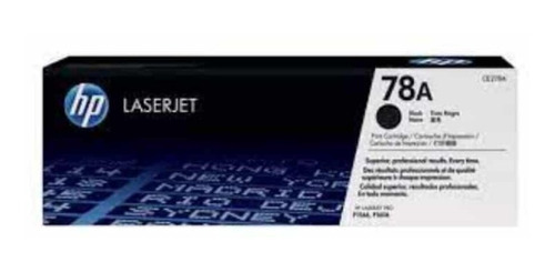 Toner Hp 78a Original Laserjet Color Negro Ce278a