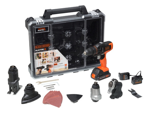 Kit Multifunção 20v Max* Matrix 6 Em 1 Mtx20k6a-br Bivolt