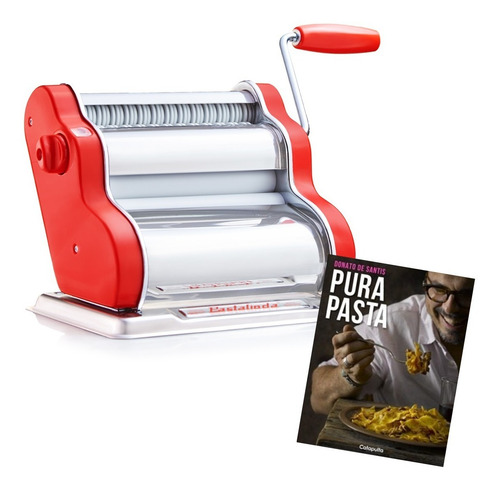 Imagen 1 de 10 de Pastalinda Clásica Roja + Libro Pura Pasta Donato De Santis