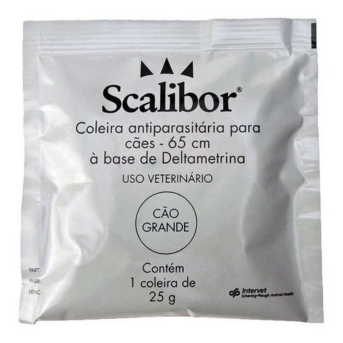 Imagem 2 de 3 de Coleira Scalibor Grande 65cm Leishmaniose E Antipulgas