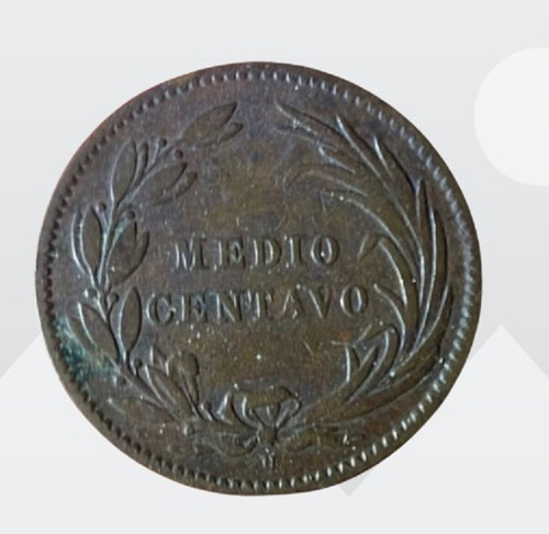 Ecuador Medio Centavo 1890h