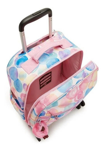 Imagem 3 de 5 de Mochila Escolar Licia Kipling Original Com 4 Rodinhas
