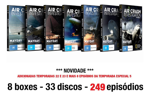 Mayday Desastres Aéreos Air Crash Investigation 221ep 28 Dvd