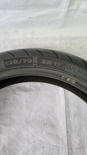 Pneu Dianteiro Michelin Pilotstret 120/70 17 Original Usado (Usado)