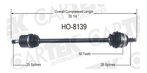 Flecha Delantera Izquierda Civic 01-05 Completa Ck