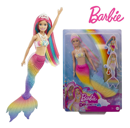 Barbie Sirena Arcoiris Dreamtopia Original Mattel