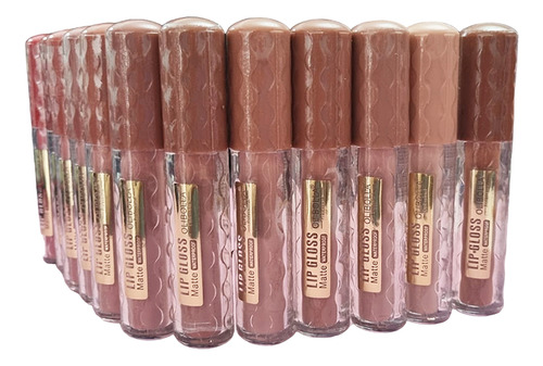 Set De 12 Labiales Liquido Mate Tonos Nude Tierra Tostado