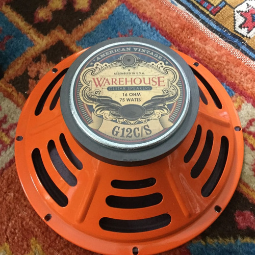 Parlante Wgs G12c/s 12 Made In U.s.a. Impecable Naranja (Usado)