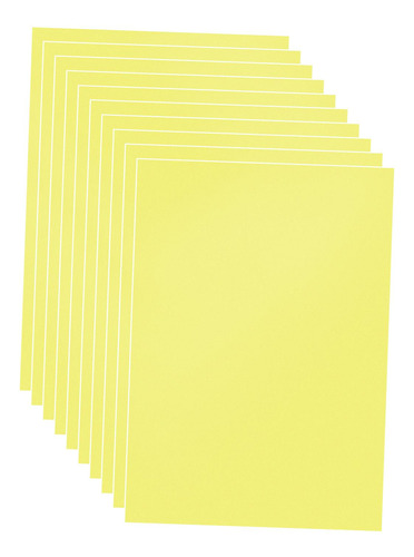 10x Folhas De Pvc Filme Multiuso Diy Estêncil Folha Amarelo