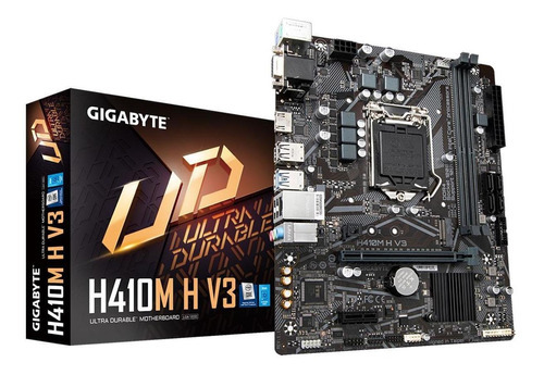 Placa Mãe Gigabyte H410m H V3, Intel 10 Geração, Lga1200