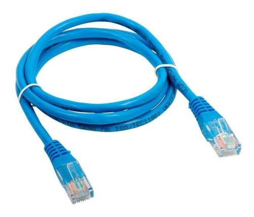 Patch Cord Cat 5e Advanced Azul 1mts 