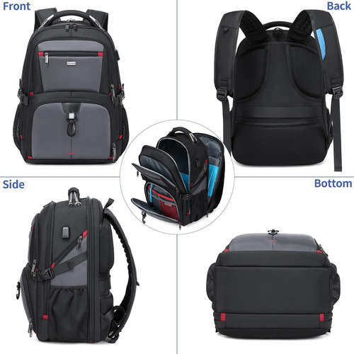 Duslang Mochila De Viaje Para Computadora Portátil De 50 Lit