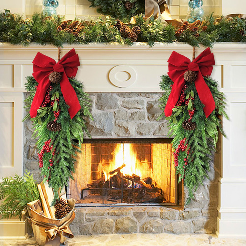 Colgantes Decorativos Navideños Con Forma De Árbol Con Forma