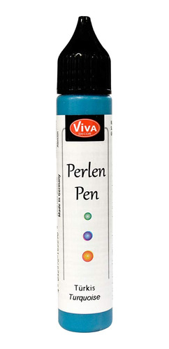 Viva Decor Boligrafo Perlado De 0.8 fl Oz, Turquesa