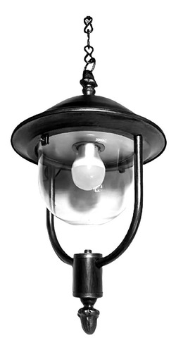 Farol Antiguo Focos Hierro Cadena Xc Iluminacion