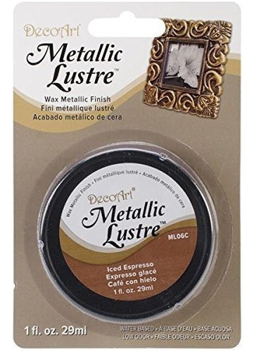 Decoart Ml06c28 Cera De Brillo Metalico 1 Onza De Helado Exp