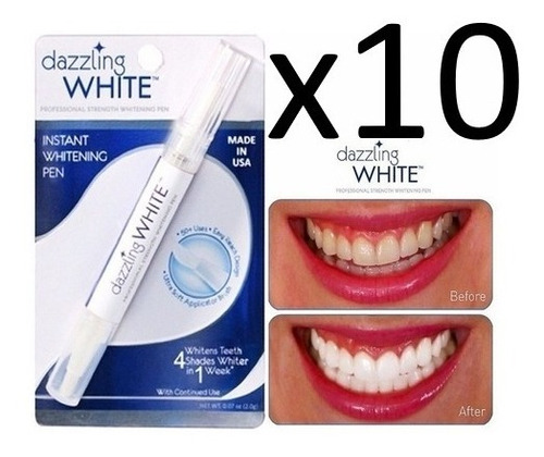 Lapiz Con Gel Blanqueador Dientes  Instantaneo White Pen