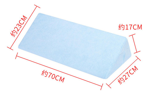 Almohada De Posicionamiento Triangular, Cojín De S Y Azul