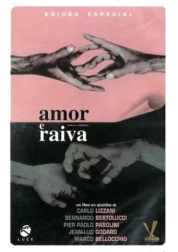 Dvd Amor E Raiva ( Bertolucci, Pasolini, Godard, Bellocchio)