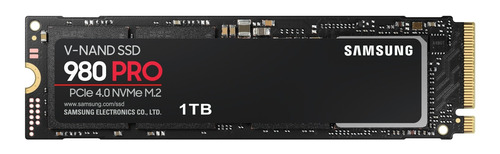 Disco sólido SSD interno Samsung 980 PRO MZ-V8P1T0B 1TB negro