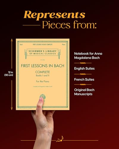 Primeiras Aulas De Bach, Completas: Schirmer Library Of Classic